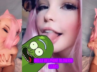 BELLE DELPHINE SUCKING DICK ONLYFANS LEAK BLOWJOB & FUCK