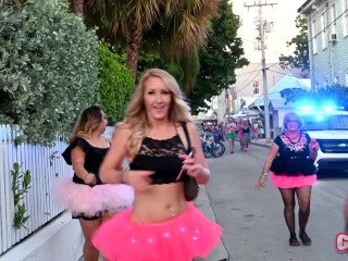 Pussy Flashing Street Party Fantasy Fest 19 NEW