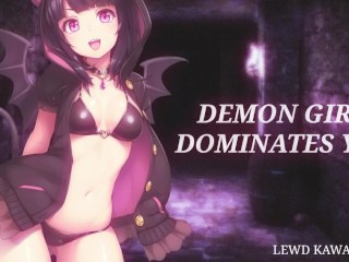 Demon Girl Dominates You (Sound Porn) (English ASMR)