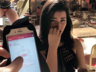 PUPLIC VIBRATING PANTIES ORGASM IN PUBLIC RESTAURANT LUSH